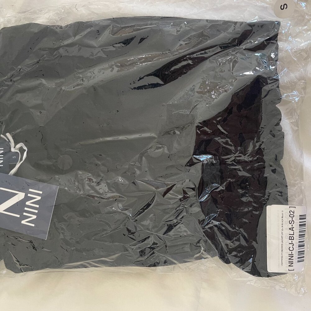 Nini Black Light-Weight Button down Jacket size S… - image 3